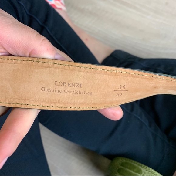 Lorenzi | Ostrich Leather Belt main image 8